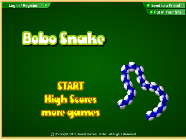 Bobo Snake  Play Bobo Snake on PrimaryGames